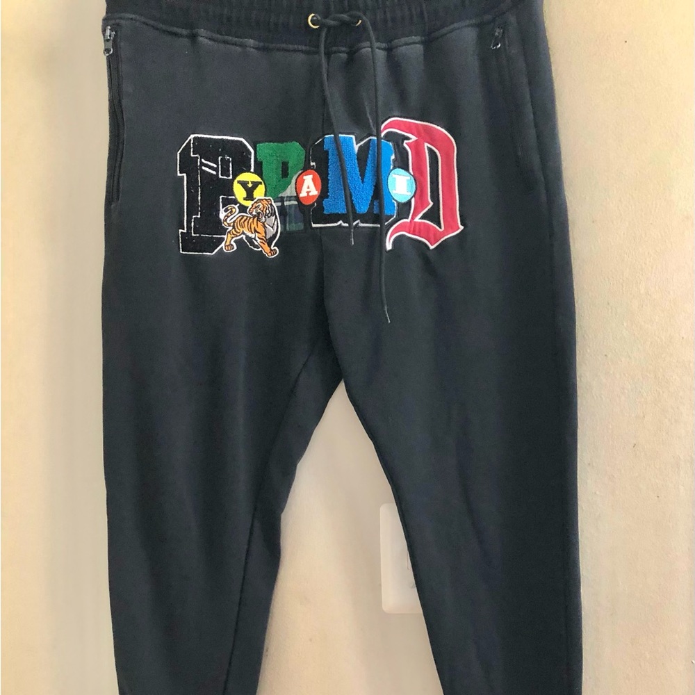 Black Pyramid Sweat Pants Size XL Black